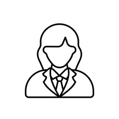Businesswomen vector icon