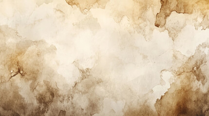 A sophisticated abstract art background with subtle watercolor stains in muted browns and beiges, creating an elegant and modern look.
