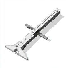 Isometric File Clipart Smoothing Tool in Textured Gray on White Background