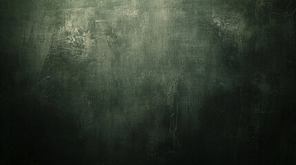 Naklejka premium A dark matte background in a refined olive green, with a subtle texture. The middle section is left blank, perfect for adding design or text.