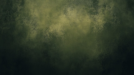 Obraz premium A dark matte background in a refined olive green, with a subtle texture. The middle section is left blank, perfect for adding design or text.