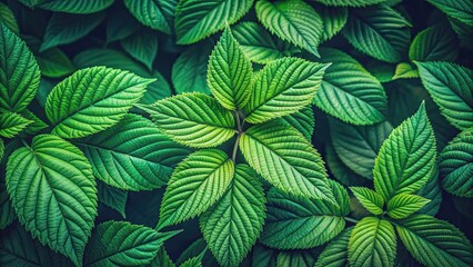 Moody image featuring vibrant green leaves , dark, moody, green, leaves, nature, foliage, tropical, lush, dramatic