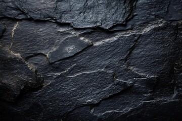 Dark grey black slate background or texture