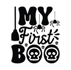 MY FIRST BOO SVG DESIGN