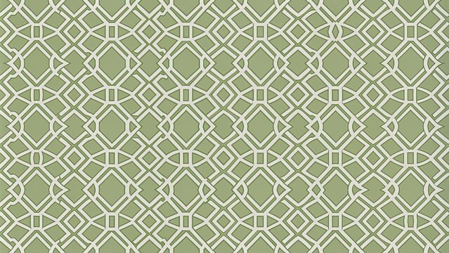 Repeating sage green trellis pattern with alternating solid and outlined shapes, trellis, repeating, pattern, sage green