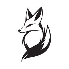 Fox logo design template vector illustration. Wild Fox Logo Images Stock vector