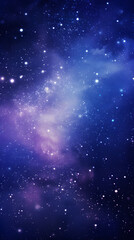 Fototapeta premium Digital blue and purple star pattern abstract poster background