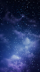 Digital blue and purple star pattern abstract poster background