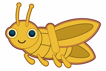  Cute Grasshopper Cookie Cutter Cartoon Vector Design