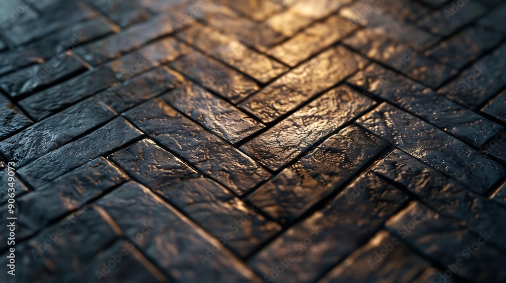 Poster herringbone floor texture wall pattern sidewalk flooring pavement paper footpath wallpaper material 