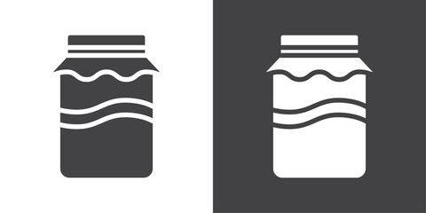 Jam icon Thin line illustration set
