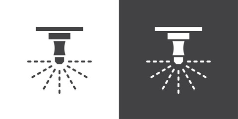 Irrigation icon Thin line illustration set