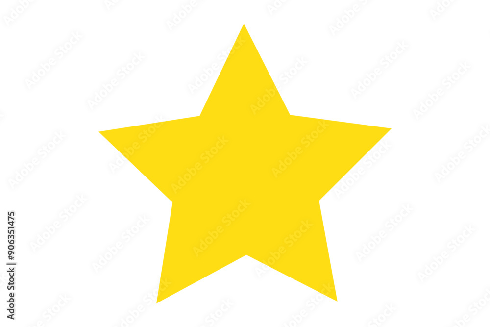 Wall mural star vector logo. alone star.