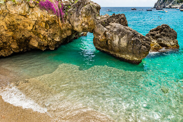 the wonderful island of Capri, amalfi coast, bay of naples, italy