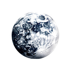 Full Moon Vector Illustration PNG Image