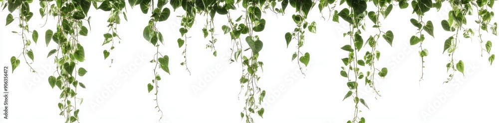Poster an illustration of a hanging tree in 3d isolated on a transparent background