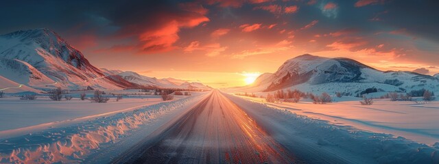 Mountain Sunset and Sunrise Views