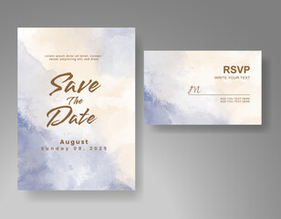 Wedding Abstract Background Invitation Art Template