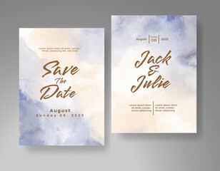 Wedding Abstract Background Invitation Art Template