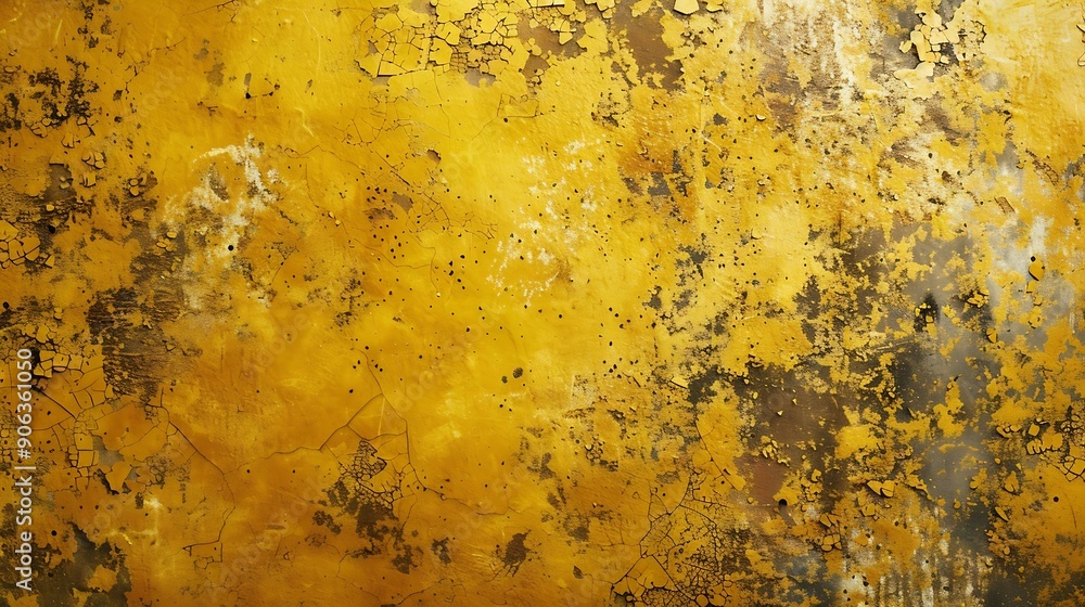 Poster abstract yellow background with texture grunge textures and backgrounds perfect background with spac