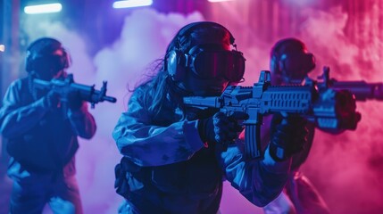 Fototapeta premium Soldiers in Action