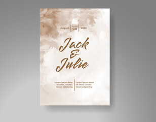 Wedding Abstract Background Invitation Art Template