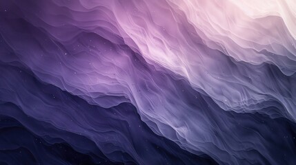 Fototapeta premium A serene abstract background showcasing flowing layers of purple and pink, perfect for calming designs and artistic projects.