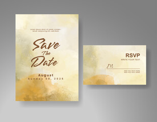 Wedding Abstract Background Invitation Art Template