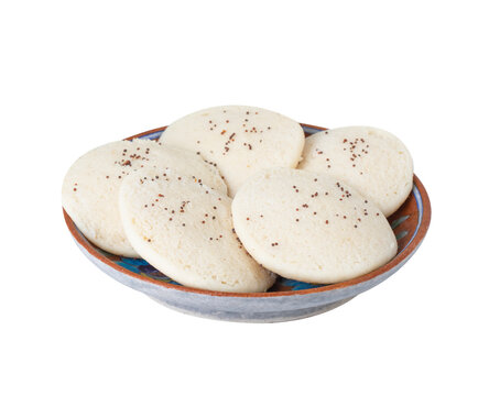 South indian food idli on transparent background