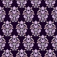 floral Damask Seamless Pattern ethnic Classical luxury royal Vintage, paisley elements ornament victorian seamless texture for wallpapers, textile for wallpapers	