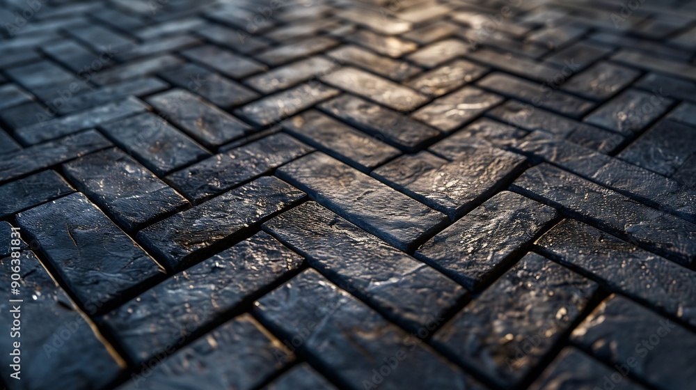 Poster herringbone floor texture wall pattern sidewalk flooring pavement paper footpath wallpaper material 