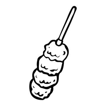 recommend clip art: Dust brush hand drawn doodle. A tool for dry cleaning of dirt from the house. Laundry room. Vector outline line art illustration.