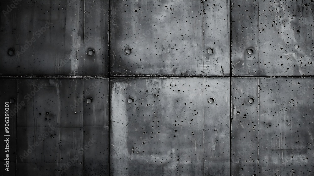 Poster concrete wall gray color background for design : generative ai