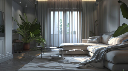 A beautifully designed interior space showcasing modern and stylish decor