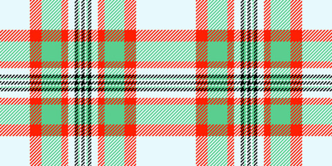 Real pattern vector seamless, veil background plaid fabric. Poncho check texture textile tartan in light and green colors.