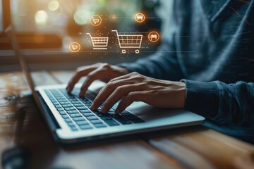 Obraz premium Online Shopping Concept