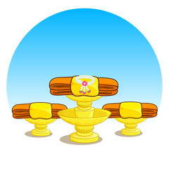 A set of robes for offering to Buddhist monks