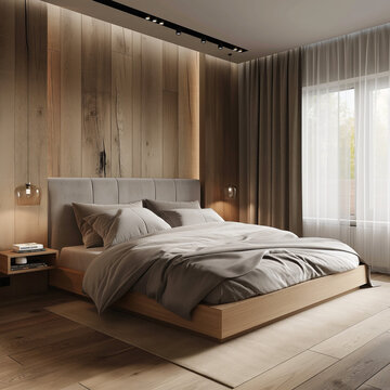 bedroom in hotel