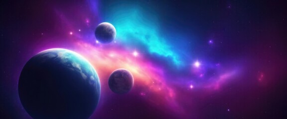 Space abstract background