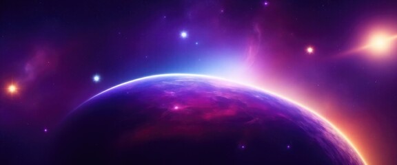 Fototapeta premium Space abstract background
