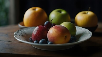 bowl of fresh fruits
