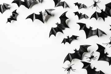 Halloween Bats and Spiders