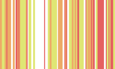 Obraz premium Pattern of vertical stripes, colorful thin and thick lines. Irregular stripe background, vector seamless texture. Abstract striped geometric design in bright colors.