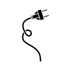 Electricity plug icon vector set. Charger illustration sign collection. Electricity symbol or logo.