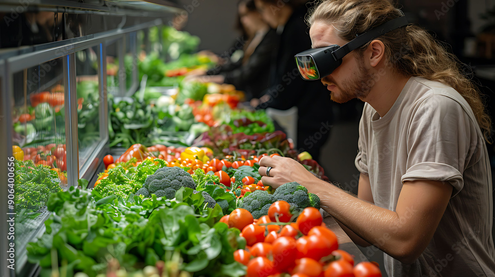Poster lively nutrition workshop where participants are using augmented reality to learn about the benefits