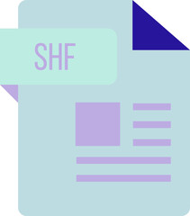 SHF ip icon sharp corners lines and rectangle with symbol