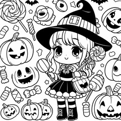 Halloween coloring pages