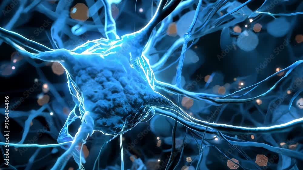 Poster active neurons in a neural network up close