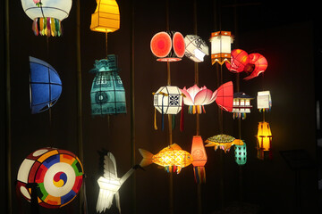 chinese lanterns in the temple © Aurelia