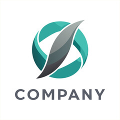 business logo for COMPANY with a polished modern design art vector